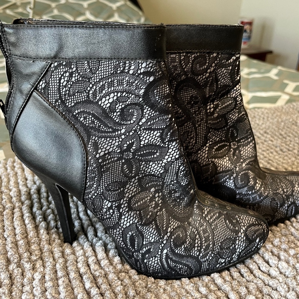 Lace Ankle Booties